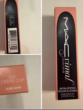 MAC Cosmetics Cremé Cup 832 Sleek Satin Lipstick - Peachy Pink